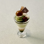 抹茶と和栗のミニチュアパフェ