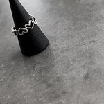 Re ▽ Silver ring R70