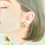 お花のピアス/イヤリング　普段使いにもお出掛けにも