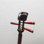 かんざし「三味線」漆黒１４４（矢絣）