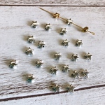 メタルビーズ 星型  20個