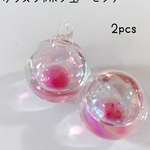 ガラスシャボン玉 ピンク
