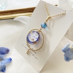 星夜のミニ花ねずみ　ネックレス