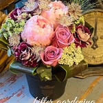 母の日生花 Merci Maman ピオニーローズarrangement