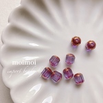〈10個*No.C1643〉Czech import ファイアーポリッシュオクタゴン/アレキサンドライト