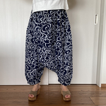 浴衣リメイク　サルエルパンツ