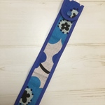 ものさし入れ  花柄青