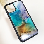 【iPhone13mini】アルコールインクアート/ソフトケース/iPhoneケース/スマホケース