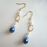 Ｄｅｅｐ　ｂｌｕｅパールピアス（ｃ－４０ｐ）