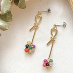 カラフル天然石のピアス/イヤリング
