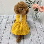 ＜Sサイズ＞山吹色に小さなバラ🌹のワンピース