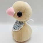  水色 花柄 の スタイ * 雛文鳥 着せ替え ぬいぐるみ 用* 文鳥 プレゼント ぬいぐるみ服 ぬい服 ぬいコス  202200515
