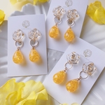 【限定 檸檬】２WAY❤Jellyイヤリング・ピアス