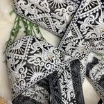 《🌸GW特価》　新作入荷No4-63🌼［長さ50cm × 幅約6.5cm］インド刺繍リボンインド　リボン　チュール チロリアン 