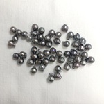 あこや真珠　バロック　黒染め　7-7.5mm　バラ珠　※10個セット