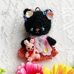 くろねこちゃんリールキーホルダー