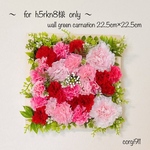 ⭐︎h5rkn8様専用⭐︎ ウォールグリーンカーネーション 22.5cm×22.5cm