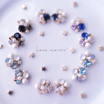 いろいろお空のlittle star＊イヤリング(ピアス)