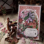 PETシール　赤のお花