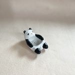 パンダの苔盆栽