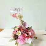 【再4】コップから注がれるカラフルなお花(母の日　結婚　新築祝い　誕生日　贈り物)　
