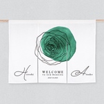 オールシーズン 〜バラ〜　ウェディング ウェルカムのれん  Sサイズ