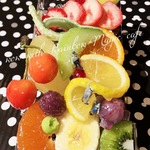 【kohaku555様オーダー　スマホケース】Rainbow Magic Caf_ スイーツデコ フェイクスイーツ