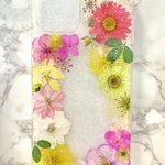 iPhoneケース､iPhoneカバー､押し花ケース､スマホケース､押しフルーツ､押し花､押し花カバー､スマホカバー､押しフルーツケース､押しフルーツカバー､Android 花 花柄リング付き、お花