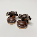 ブライス　リボンサンダル　こげ茶
