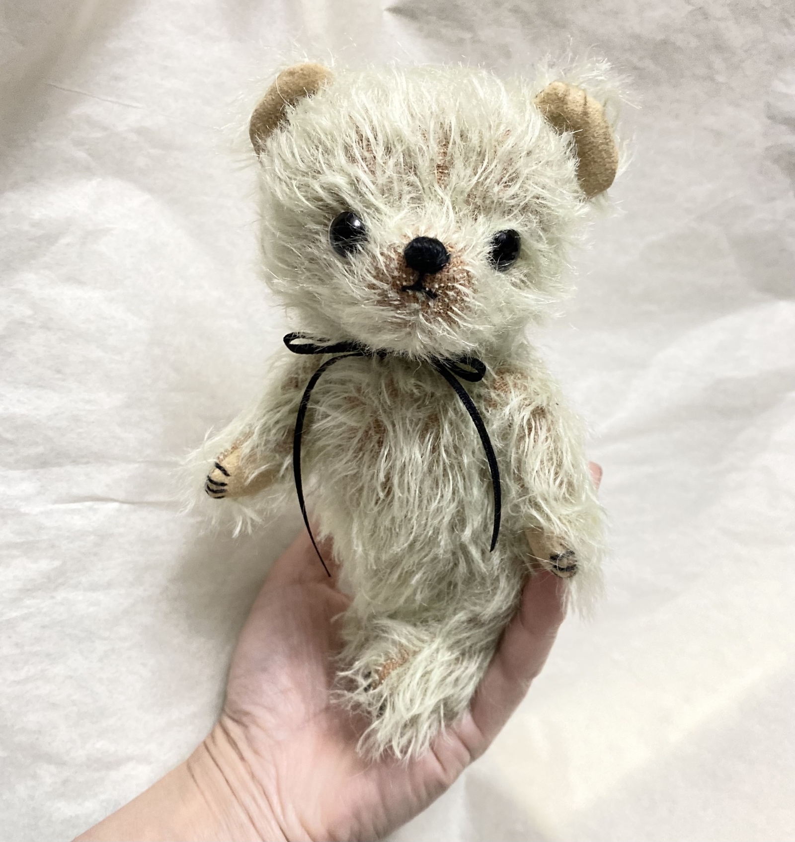 テディベア 作家さま ペーパーミントグリーン -