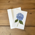 紫陽花の押し花カード　封筒付き