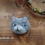 にゃんこ☆ブローチ