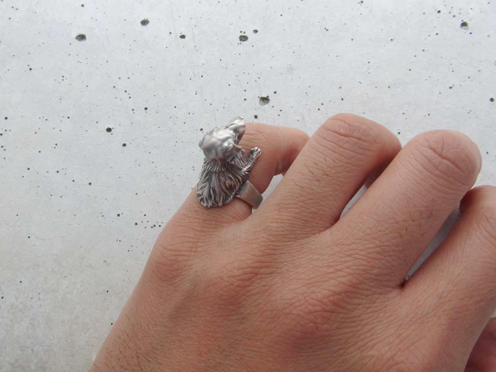 犬のミニチュアダックスフンドリング - OUTPUT JEWELRY | minne