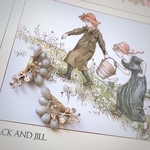 .｡.:✽ Galets ✽.｡.:* アンティーク フランス ガラスボタン イヤリング・ピアス
