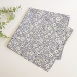 【SALE★￥500オフ】リバティの大判ハンカチ/フリークロス*リバティJohannaグレイッシュパープル