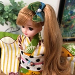 リカちゃん　おしゃれな浴衣　4点セット