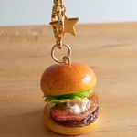 ハンバーガーのキーホルダー