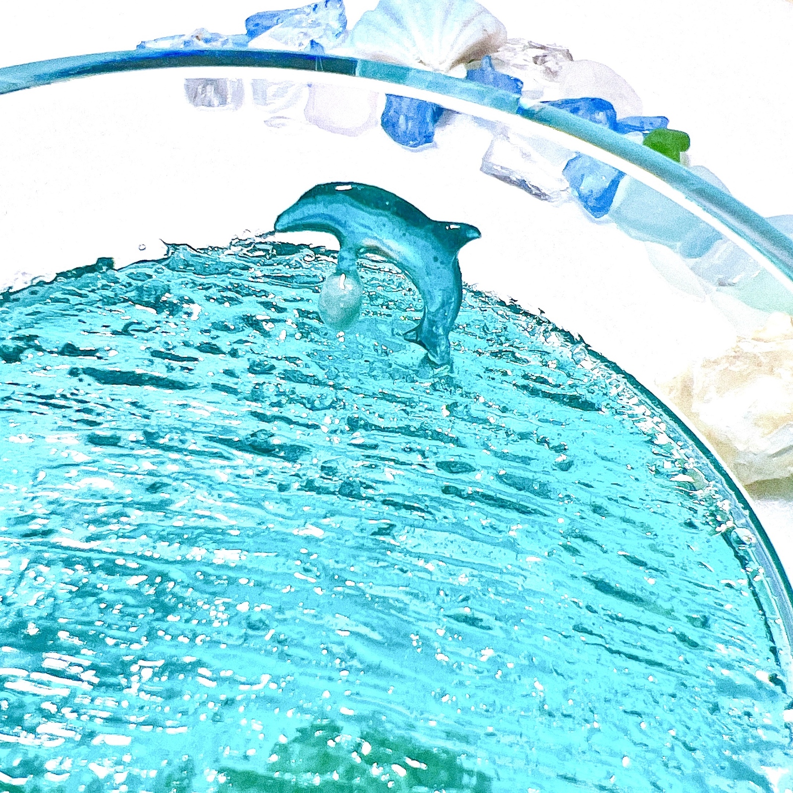 5月4日(水) 販売.*・ﾟ】海レジン ピアノ アクセサリー ケース BOX