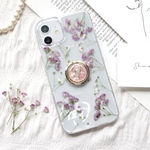 かすみ草『マイピンク』スマホケース  押し花スマホケース スマホケース 全機種  SE Android Xperia クリア iPhone13 韓国 春 花  母の日