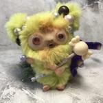 黄色のコロコロキャンディ