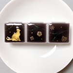 [猫×夜]花見猫 ｱｸｾｻﾘｰｹｰｽ/ﾋﾟﾙｹｰｽ　旅行など持ち運びに便利な小物入れ