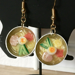 ミニチュア 冷麺の ピアス or ストラップ