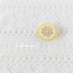 帯留め〈Slice of lemon〉