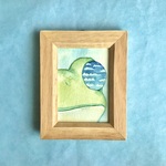 カエルのおめめ【ミニ原画】〜青空〜