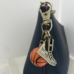 バスケットボー🏀イニシャル付きキーホルダー