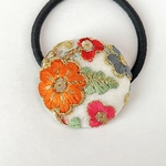 インド刺繍　ヘアゴム