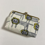 ミナペルホネン がま口ポーチ 通帳入れポーチ look