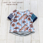 ［90cm］パン柄　PAN×PAN タバック　Tシャツ