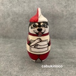 紅白帽なりきりウルトラ柴犬さん