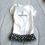 犬服！Msize！フリフリ！ワンピース　完成品